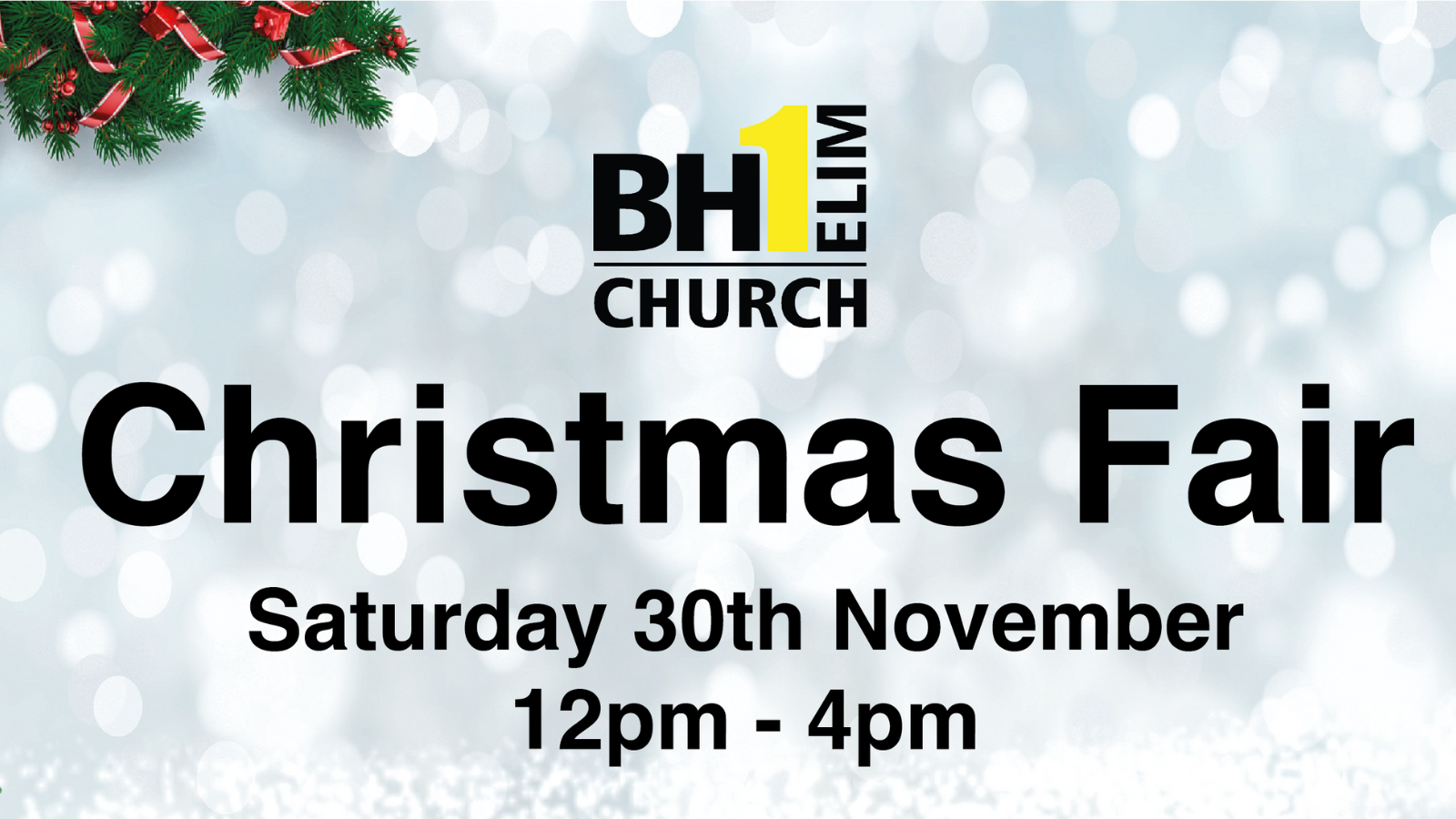 BH1 Elim Church Christmas Fair | Bournemouth